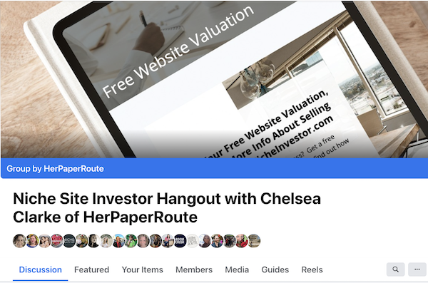 niche website invetsors community by HerPaperRoute - how to increase the value of your blog so you can resell it. Learn how to increase the value of your blog so that you can sell it at the top of its valuation. This guide shows you how.