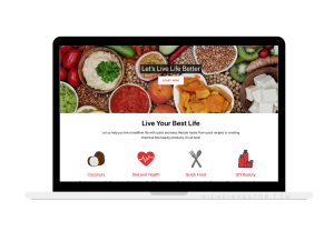 healthy food and beauty site for sale