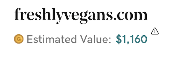 vegan recipe domain appraisal