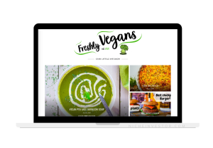 vegan recipe site for sale