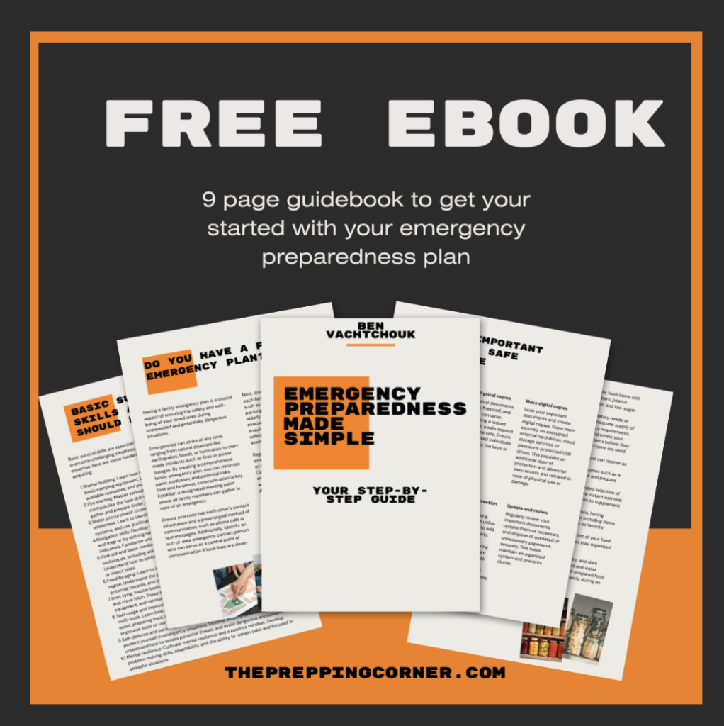 ebook for survival and prepping site