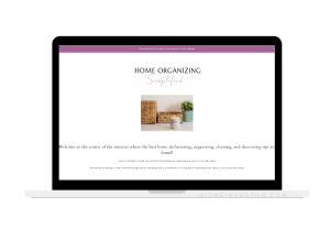 organized home blog for sale