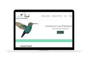 Birding blog cover page