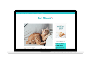 cat pet blog for sale