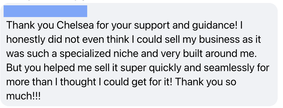 where to sell your blog niche investor marketplace_testimonial