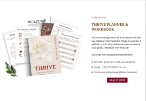 life planner and workbook email opt-in