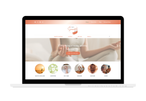 self-care health and wellness website homepage