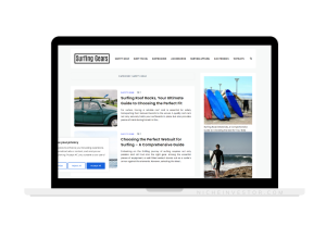 surfing niche site for surfers looking to teach online