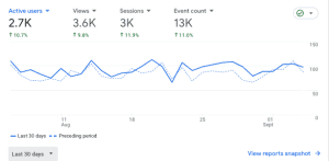 my worthy penny Google Analytics