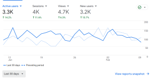 PCOS Google Analytics