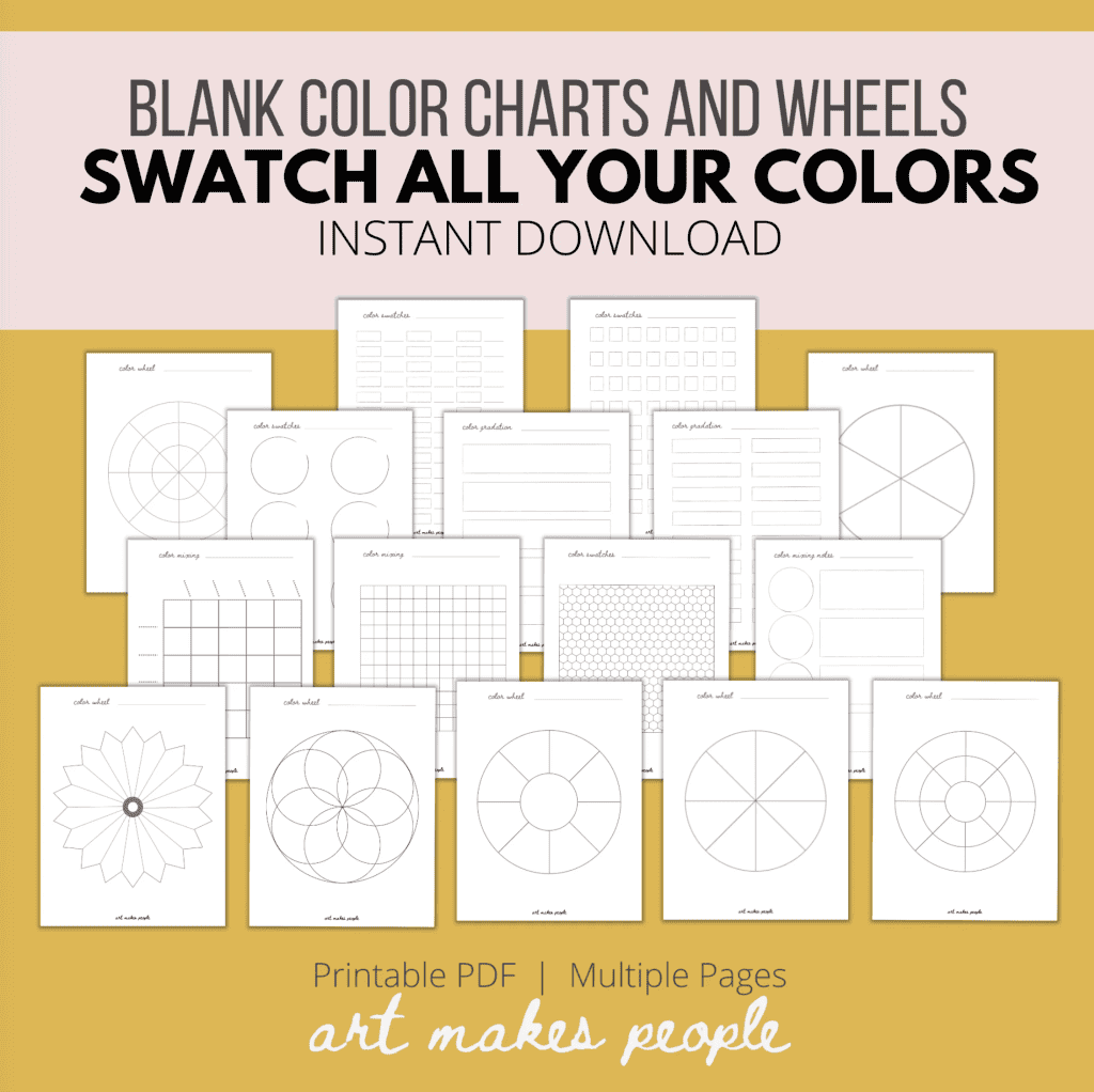 blank color charts