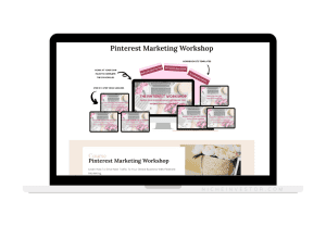 Pinterest & Digital Marketing website for sale