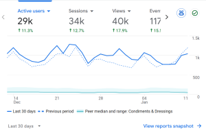 sauce recipes food blog google analytics