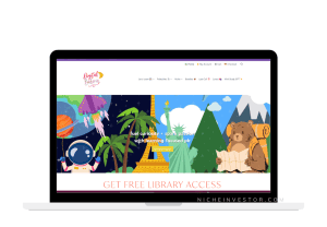 education PLR site and shop for sale