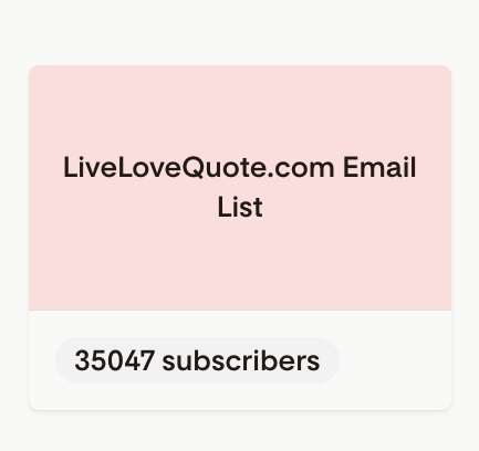 email list with quotes blog