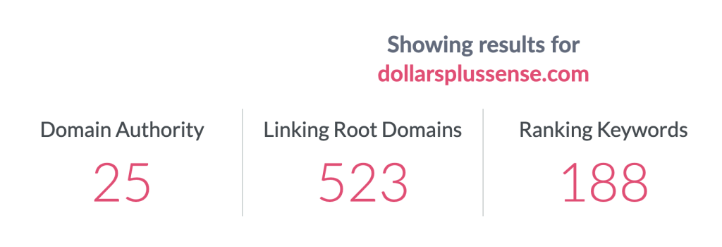 moz.com dollars plus sense site